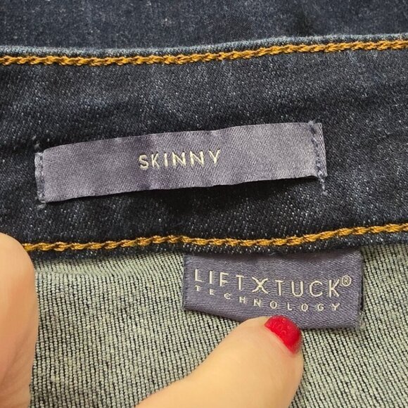 NYDJ High Rise Lift Tuck Skinny Jeans Sz 10 - Picture 7 of 10